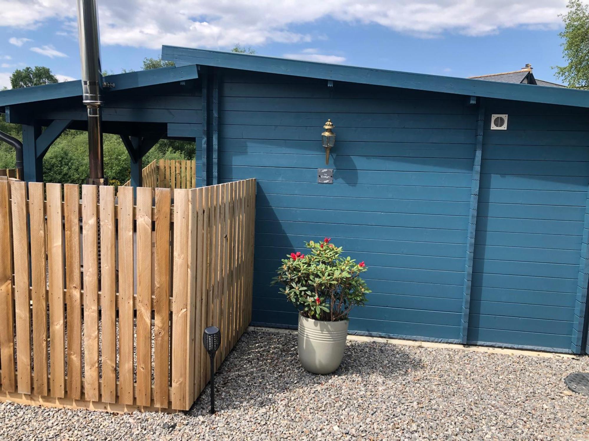 Retreat Hot Tub Highland Cabin Inverness Buitenkant foto